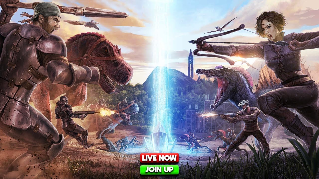 RED Tribe VS BLUE Tribe | Joinable Server and Tribes | Cross-Play Enabled | Ark Survival Ascended