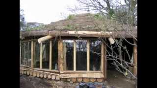 Building a Cobwood Roundhouse in Cornwall