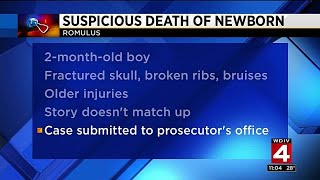 Newborn's death ruled suspicious