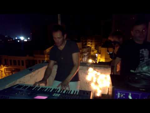 Solanik live with Avi Elman at Tel Aviv roof top Air Cafe