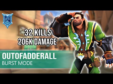 16 Minutes 32 Kills 206K Damage outofadderall Viktor Paladins Competitive (Diamond) BURST MODE