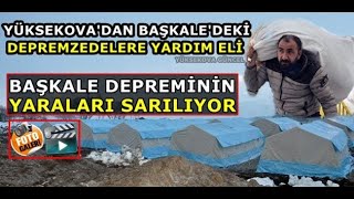 Yüksekova'dan Başkale'deki Depremzedelere Yardım Eli