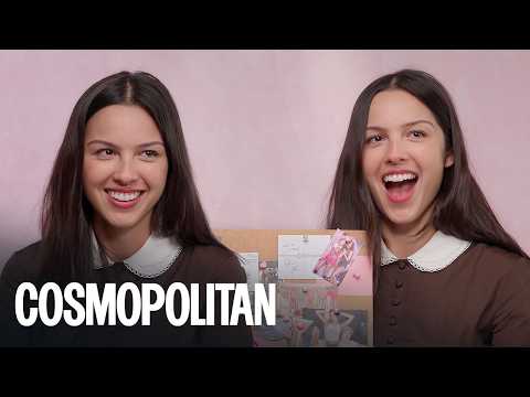 Olivia Rodrigo Makes a Vision Board | Manifesting With | Cosmopolitan thumnail