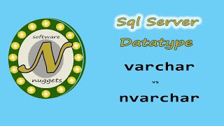 Compare VARCHAR and NVARCHAR data types in SQL Server.