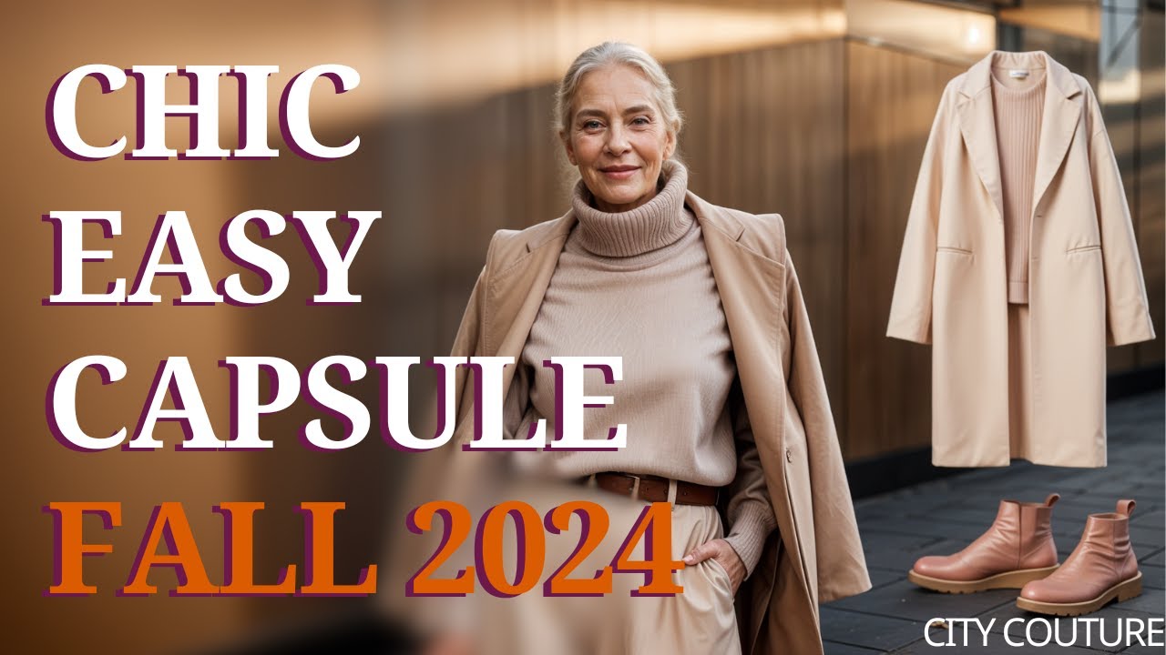 Capsule Wardrobe Essentials For Women Over 50 FALL 2024