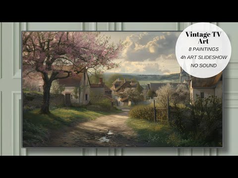 French Countryside Art For Your TV | Vintage Art Slideshow For Your TV | TV Art | 4K | 4Hrs