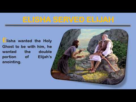 THE PARTING OF ELIJAH AND ELISHA