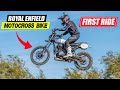 Riding The Royal Enfield Motocross Bike For The First Time