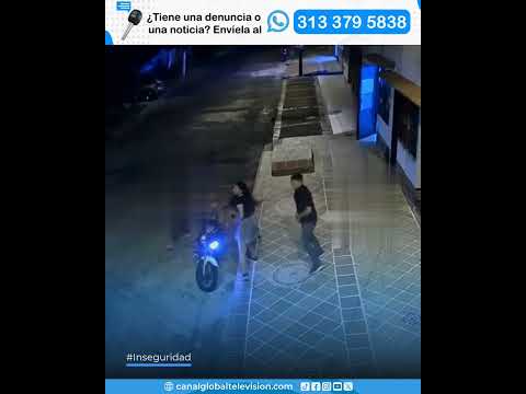 Intentaron robarles una motocicleta, pero un ciudadano los salvó