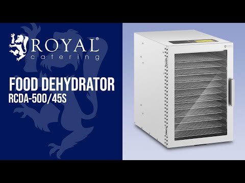 video - Factory second Food Dehydrator - 800 W - 12 shelves