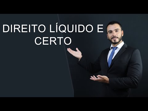 What is a clear and certain right? Writ of Mandamus (Law No. 12.016/2009) and pre-established evi...