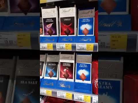 chocolates in the store lindt, cadbury, galaxy, how much the price? #shorts