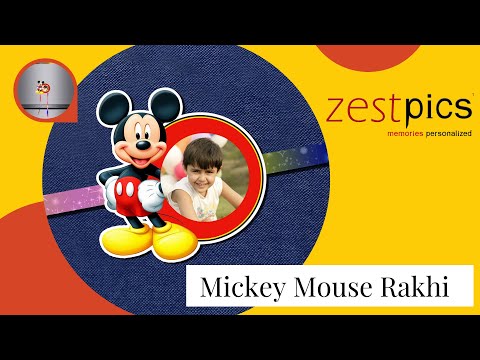 Kids Personalized Photo Rakhi