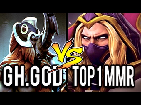 Solo Mid Immortal Magnus by Gh.God Vs Top 1 MMR Invoker R.I.P. 8k MMR 7.01 Dota 2
