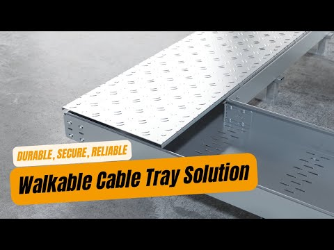 OBO Walkable Cable Tray System | Strong, Safe & Easy Cable Management