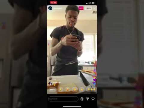DC YoungFly - On Instagram LIVE Making A Sandwich🤣 Then Breaks His Phone #Dcyoungfly #WildnOut #BET