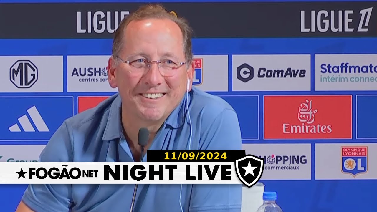 NIGHT LIVE | John Textor prevê € 100 milhões em vendas pelo Botafogo na virada para 2025