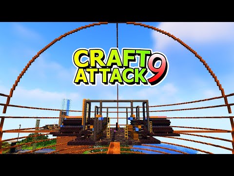 The large WAREHOUSE in the EARTH'S CORE! New system! Bee farm & more! - Minecraft Craft Attack 9 #23