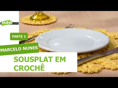 Sousplat em crochê - Marcelo Nunes - 10/12/2016 - P1