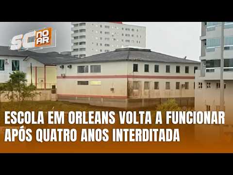 Escola em Orleans volta a funcionar após quatro anos interditada
