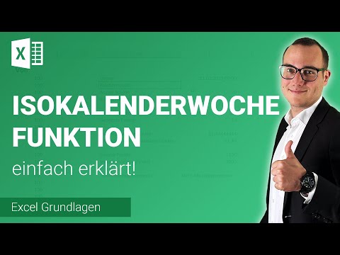 ISOKALENDERWOCHE-Funktion einfach erklärt | Lerne Microsoft Excel ✅