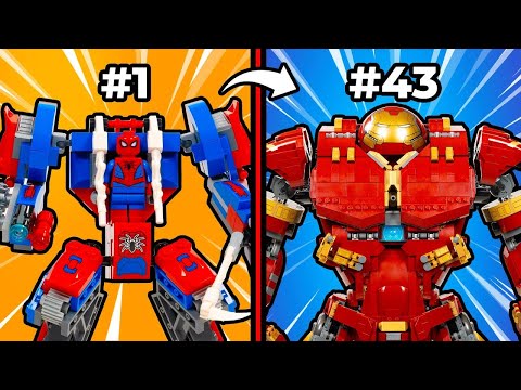 Ich habe ALLE LEGO Marvel Mechs gebaut, die jemals hergestellt wurden