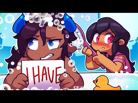 Do You TAKE A BATH ALONE or TOGETHER?! - MINECRAFT NEVER HAVE I EVER