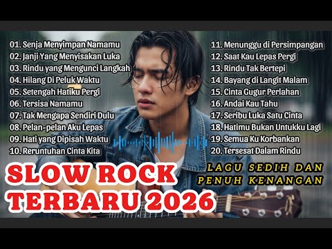 LAGU SLOW ROCK MELAYU TERBARU 2026/Paling Sedih Menyayat Hati/ Slow Melayu/🎶Senja Menyimpan Namamu