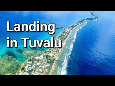 Landing in Tuvalu - one of the least visited countries in the world