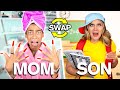 12 Year Old Son Mom SWAP LIVES Instant Regret