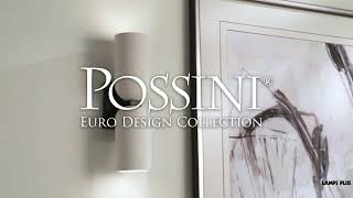 1_Watch A Video About the Possini Euro Amalfi Black and Cement 2 Light LED Wall Sconce