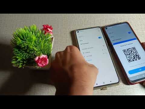 how to connect WiFi with QR code in MI 10T mobile