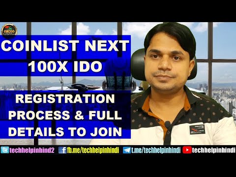 Coinlist Next 100x IDO Registration Process   How to participate in Coinlist IDO details Video