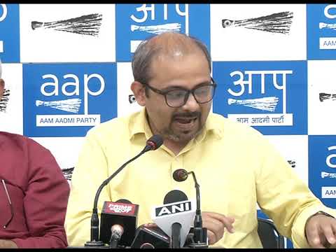 Dilip Pandey Briefs Media on How BJP Ruling MCD is not working on Health and Education sector