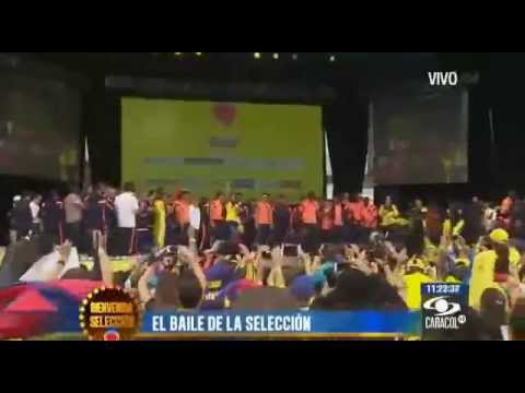Selección Colombia Bailando Ras Tas Tas.