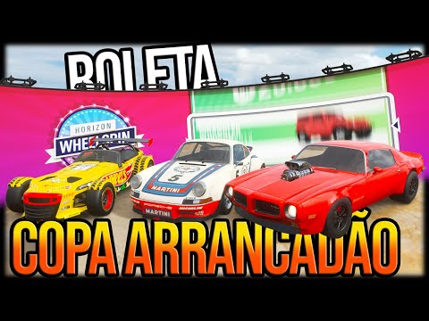 Forza Horizon 4 - COPA ARRANCADÃO COM CARROS de ROLETA