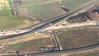 preview picture of video 'Fertig umgebautes Autobahndreieck AD Schwanebeck / Kreuz Barnim  in Brandenburg'