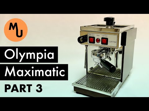 1988 Olympia Maximatic (Coffex) Espresso Machine Restoration - Part 3 - Boiler, power, assembly