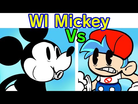 Checking out Wednesday's Infidelity | Singing With Mickey Mouse (FNF)