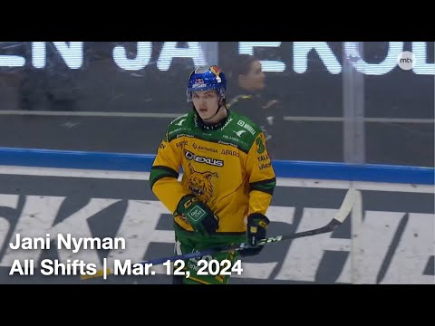 Jani Nyman (ILVES33) | All Shifts | Ilves v. TPS | 03 12 2024
