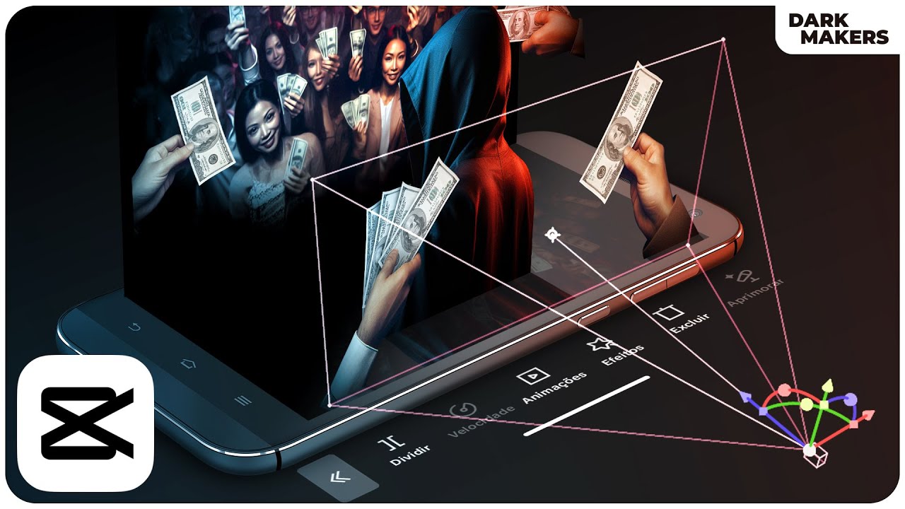Como Criar um Efeito de Câmera 3D Fácil no CapCut de Celular