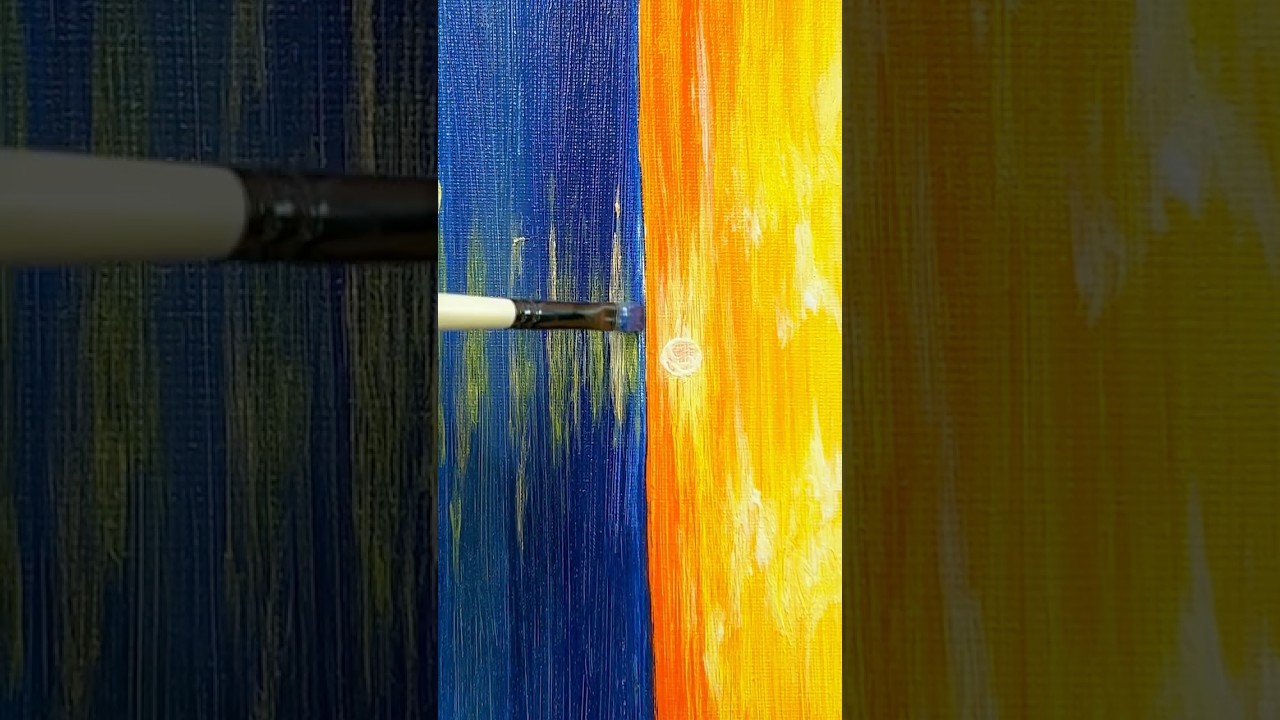 How to do Sunrise Painting Tutorial