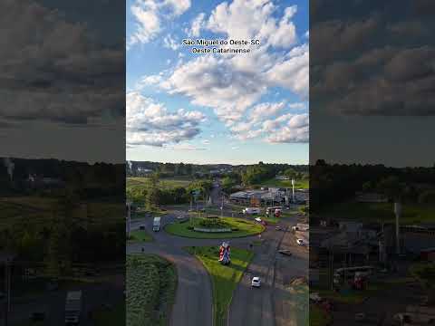 Trevo de São Miguel do Oeste-SC no Oeste Catarinense #turismosc #oestecatarinense #chapeco #sul