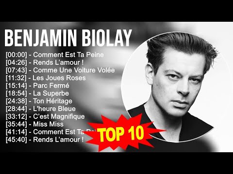 B e n j a m i n B i o l a y 2023 MIX ~ Top 10 Des Meilleures Chansons - Album Complet