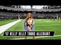 WWE Diva Kelly Kelly Does a Backflip While Touring Allegiant Stadium | Las Vegas Raiders