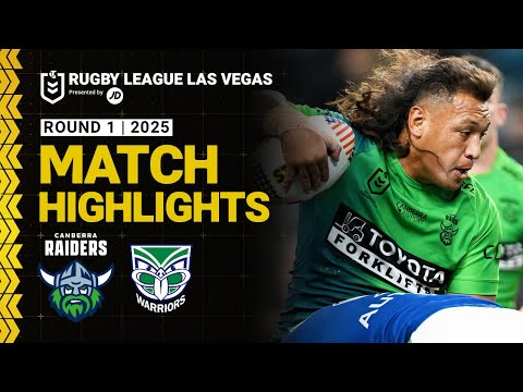 NRL Highlights | NRL Match Highlights 2025 | Raiders v Warriors | Round 1, 2025