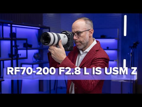 Canon RF 70-200mm f/2.8 L IS USM Z Lens, White 6594C002 Canon RF 70-200mm f/2.8 L IS USM Z Lens, White 6594C002