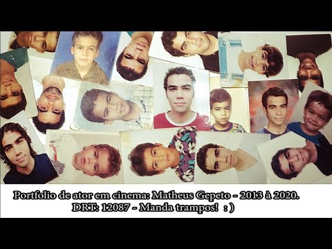 Matheus Gepeto: Ator em Cinema - Portfolio. (2013/2020)