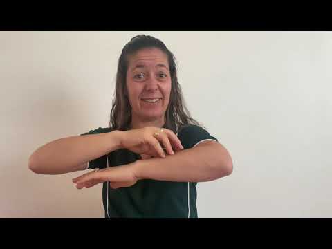 How to Sign Laminate in Auslan