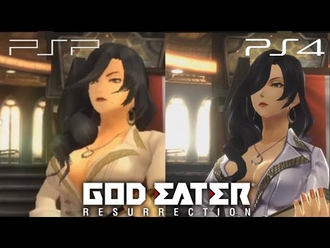 God Eater Resurrection PSP vs PS4 Graphics Comparison